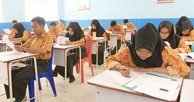 Simulasi UNBK Sudah Dilaksanakan Siswa SMP se Pekanbaru